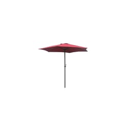 East End Patio 7.5 ft. Tiltable Burgundy Market Umbrella