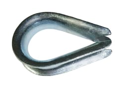 Baron Galvanized Steel 3/16 in. D Wire Rope Thimble 1-13/16 in. L