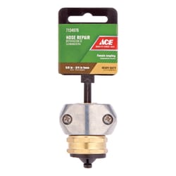 Ace 3/4 or 5/8 in. Zinc Threaded Female Hose Mender Clamp