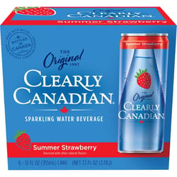 Clearly Canadian Strawberry Sparkling Spring Water 12 fl. oz. 1 pk