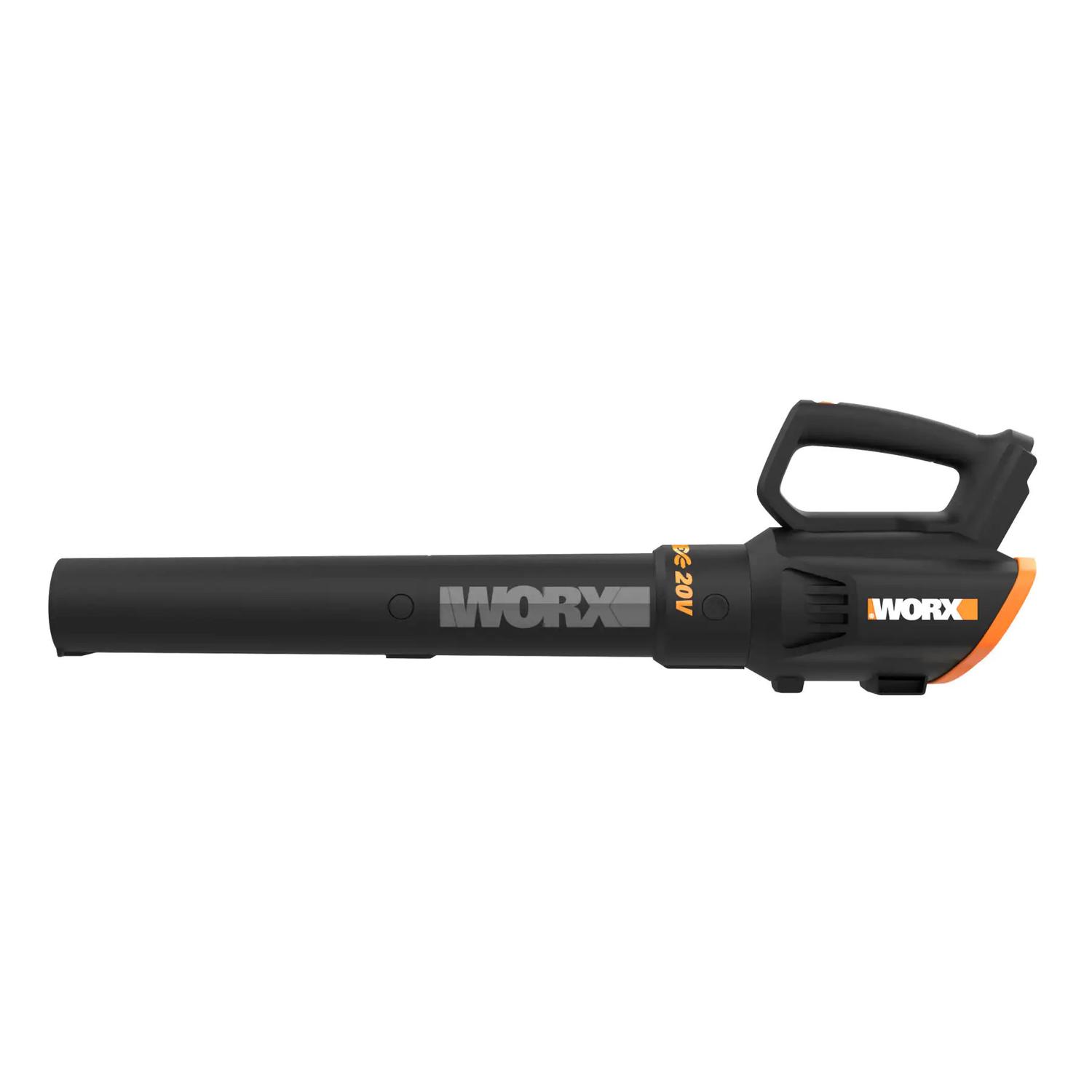 Worx 75 mph 360 CFM 20 V Battery Handheld Leaf Blower Kit Battery Charger Mfr WG547 Ace Hardware