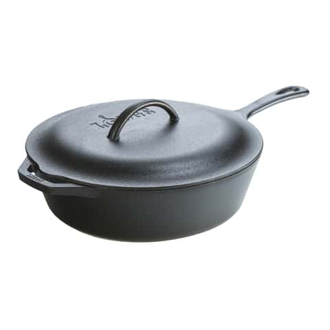 Lodge 17' Cast-Iron Skillet with Assist Handles in 2023