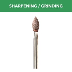 Dremel 3/16 in. D X 3/16 in. L Aluminum Oxide Grinding Stone Conical 35000 rpm 1 pc