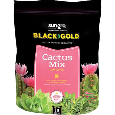 Black Gold Cactus Mix Organic Potting Soil 8 qt. - Ace ...