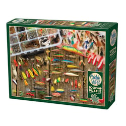 Cobble Hill Fishing Lures Jigsaw Puzzle 1000 pc