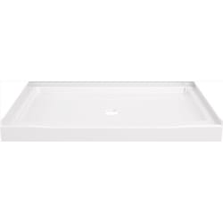 Delta Classic 500 4-7/8 in. H X 34 in. W X 48 in. L White Shower Base