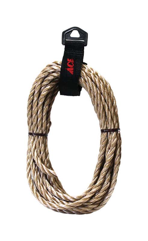 Ace 1/4 in. D X 25 ft. L Brown Twisted Poly Rope Ace 1/4 in. D X 25 ft. L Brown Twisted Poly Rope