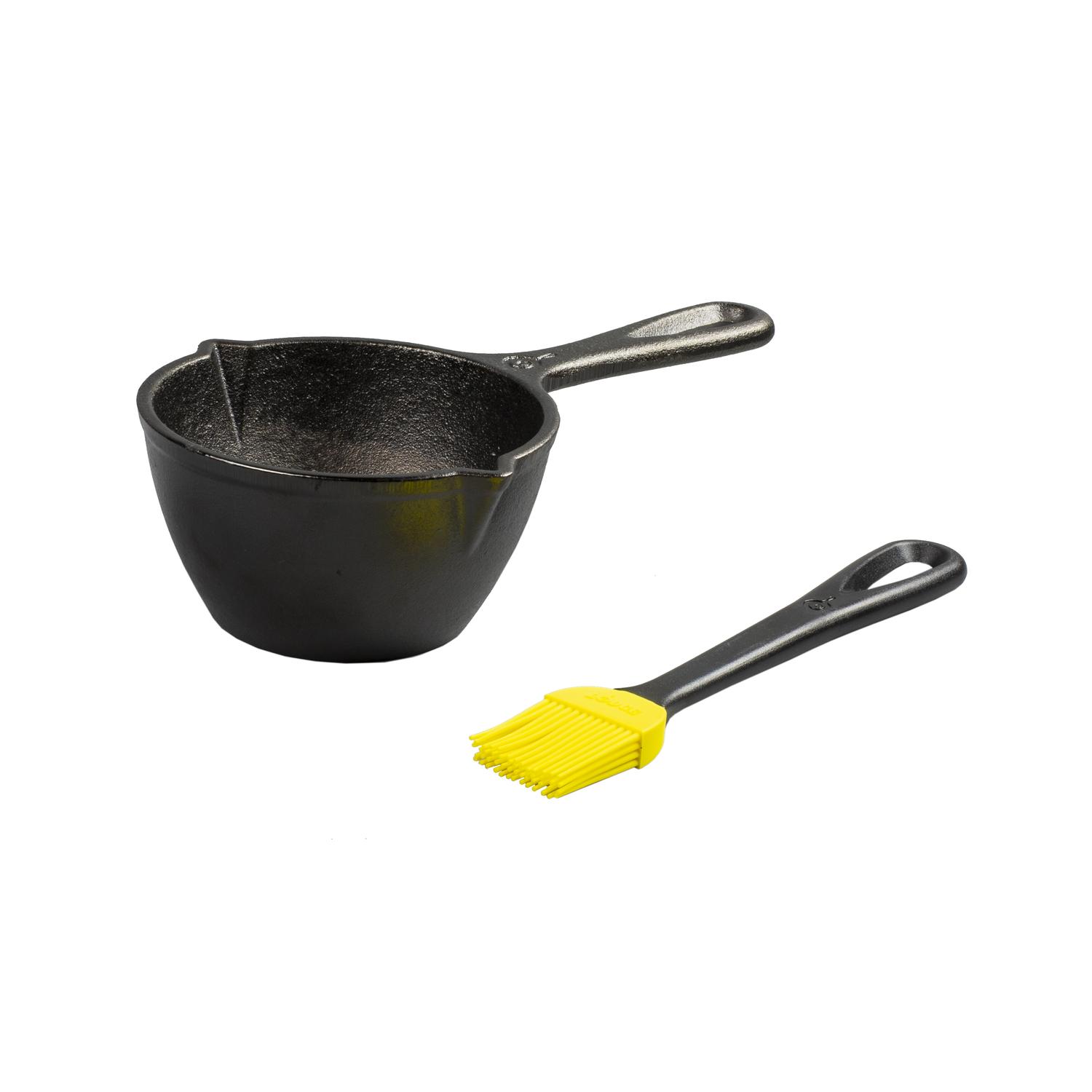 Lodge Cast Iron Logic 15 Ounce Seasoned Cast Iron Melting Pot, LMP3 