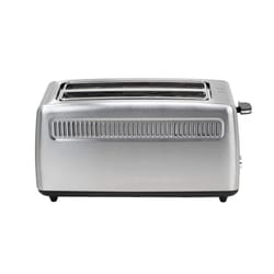 Kalorik Stainless Steel Silver 4 slot Toaster 15.16 in. H X 6.1 in. W X 7.68 in. D