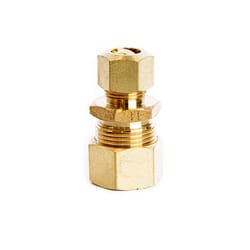 ATC 5/8 in. Compression 3/8 in. D Compression Yellow Brass Union