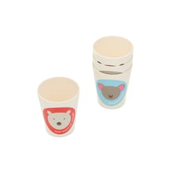 Red Rover Assorted Bamboo Animal Beverage Cups 4 pk