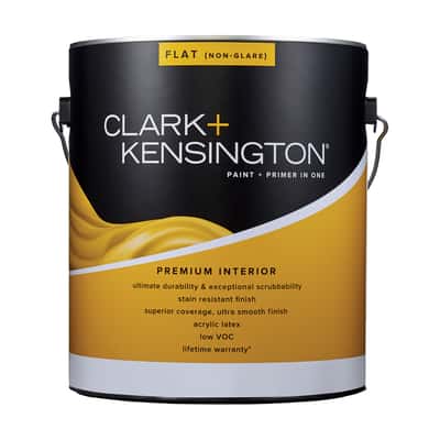 Clark + Kensington Interior Flat (Non-Glare) Enamel Paint Can