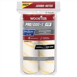 Wooster Pro/Doo-Z Woven 6.5 in. W X 1/2 in. Jumbo Paint Roller Cover 2 pk