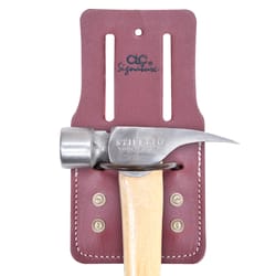 CLC Signature Elite 1 pocket Leather Hammer Holder 5 in. L X 9 in. H Brown