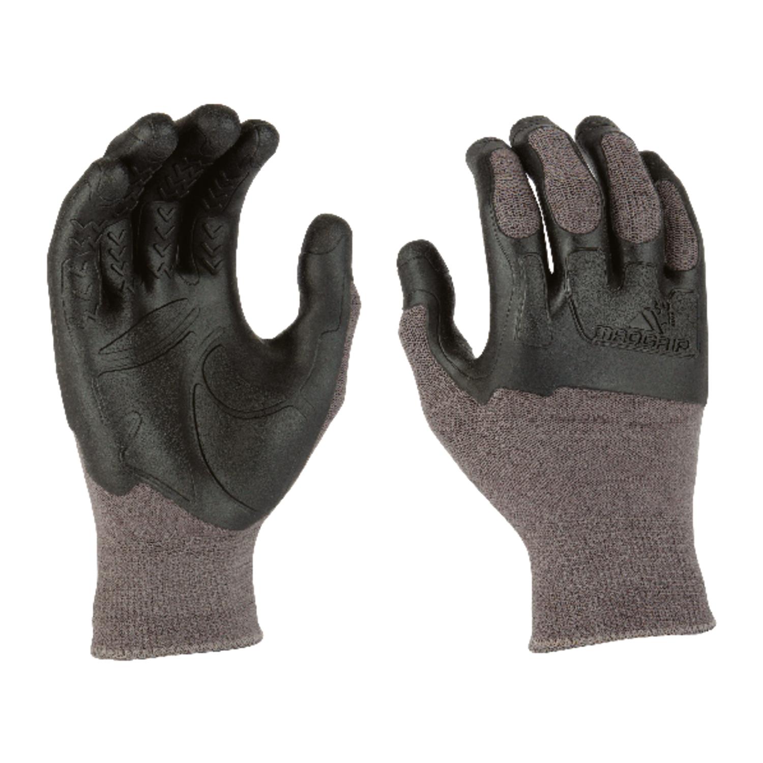 0MG13F5GRYBLKXL MadGrip Pro Palm Plus Unisex Coated Work Gloves Bl sku 0MG13F5GRYBLKXL