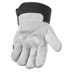 Ace Men's Indoor/Outdoor Work Gloves Black/Gray M 1 pair