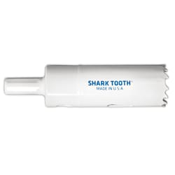 Century Drill & Tool Shark Tooth 1-1/4 in. Bi-Metal 1-7/8 in. L X 3/8 in. D One Piece Hole Saw