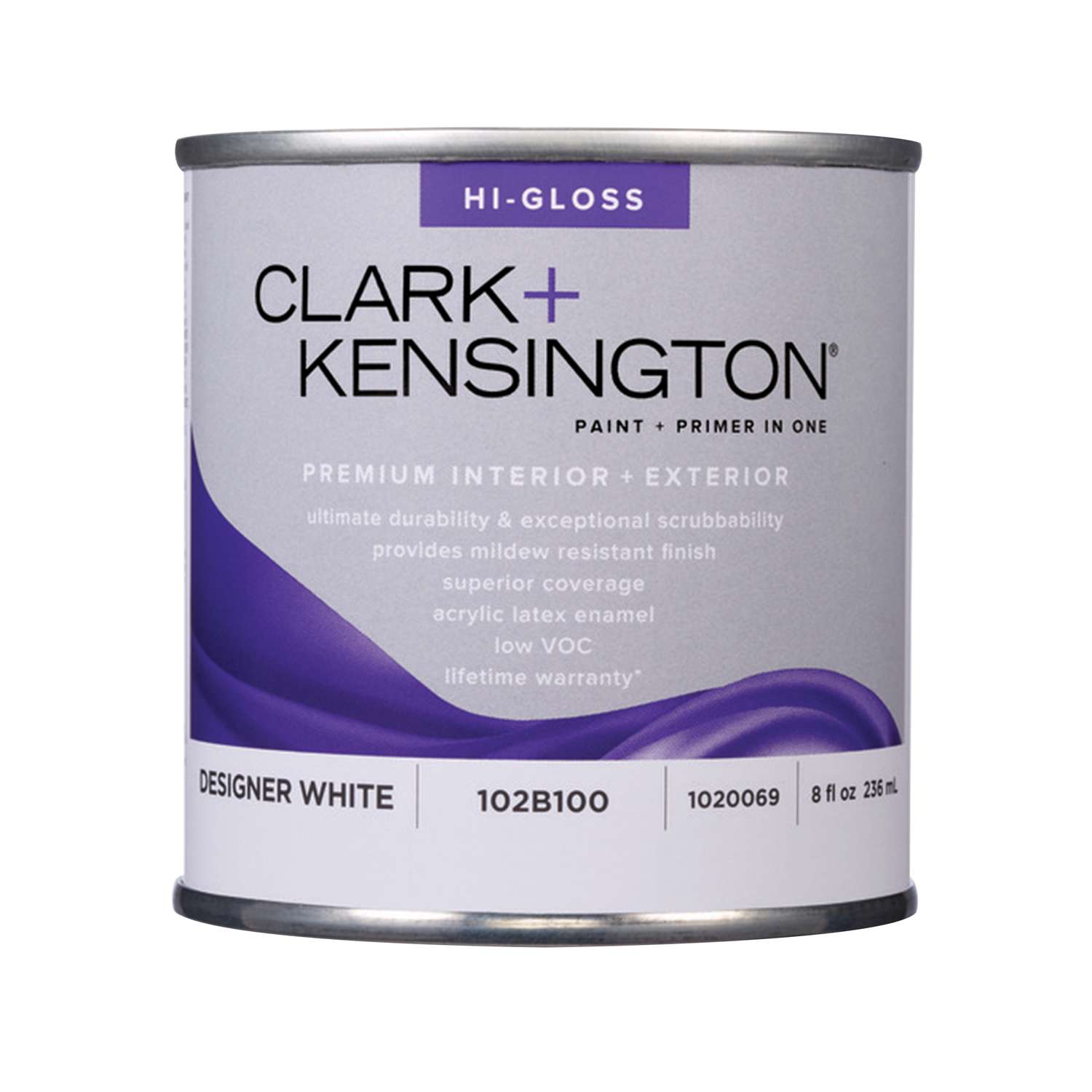 Clark+Kensington High-Gloss Designer White Premium Paint Exterior and ...