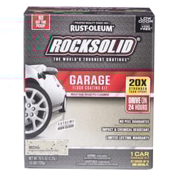 Rust-Oleum  RockSolid  Mocha  Epoxy  Garage Floor Coating Kit  76 oz. 