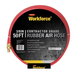 Legacy Workforce 50 ft. L X 3/8 in. D Rubber Air Hose 300 psi Red