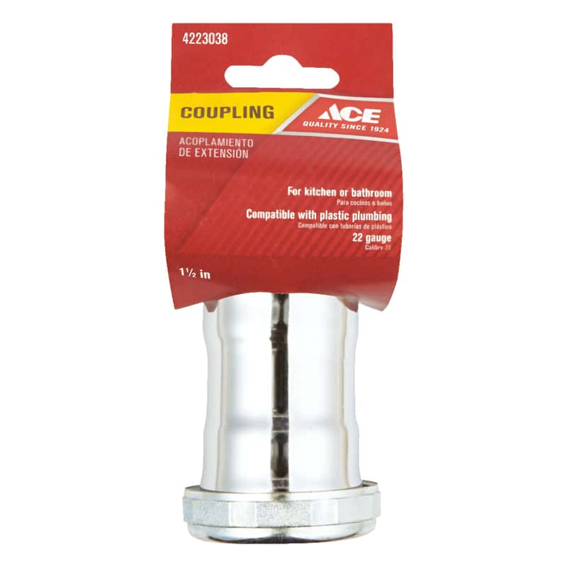Ace 11/2 in. D Brass Coupling Ace Hardware