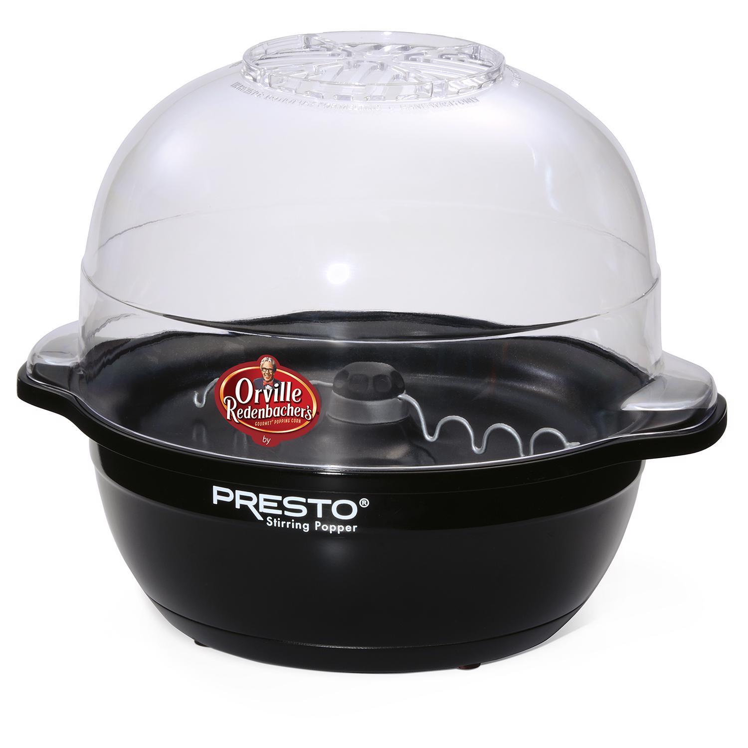 Photos - Other Kitchen Appliances Presto Orville Redenbacher's Gloss Black 6 qt Oil Popcorn Popper 05204 