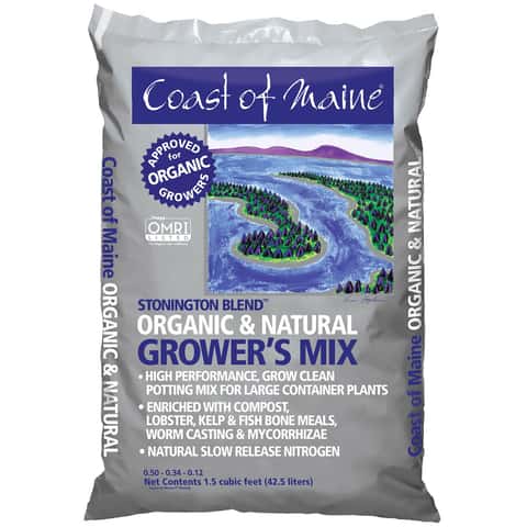 Coast of Maine Stonington Blend Organic All Purpose Planting Mix 1.5 ft³