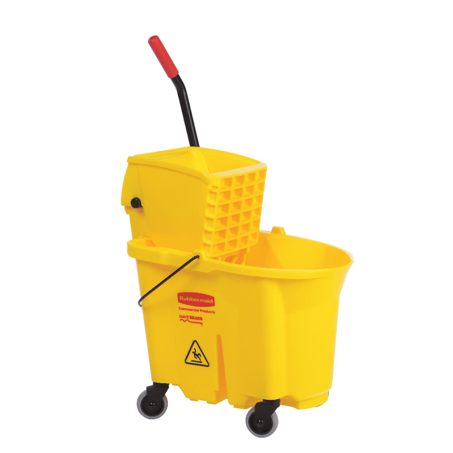 Wavebrake Side Press Combo Bucket 35 Qt  Yellow