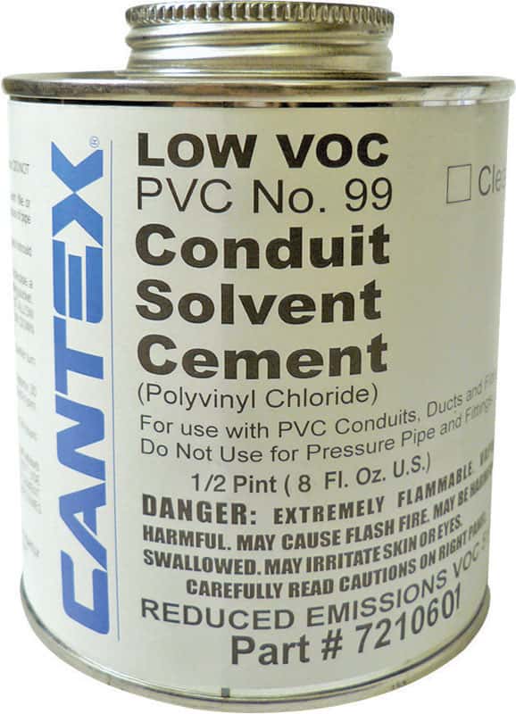 Cantex PVC Conduit Solvent Cement For Rigid Ace Hardware