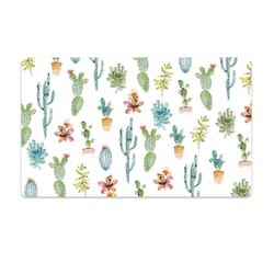 TarHong Multicolored Cactus EVA/PVC Pet Placemat