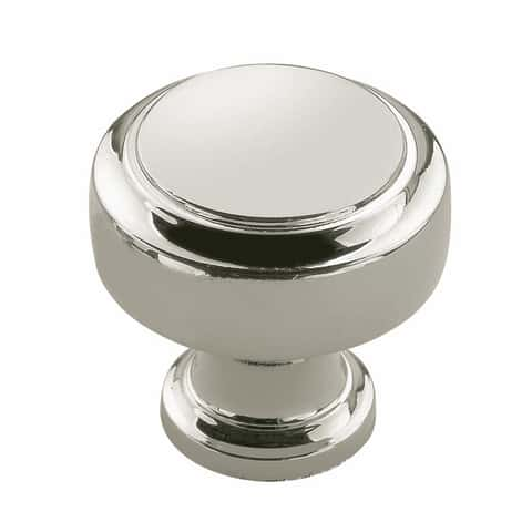 Amerock Traditional Classic 1-3/16 in. Burnished Brass Round