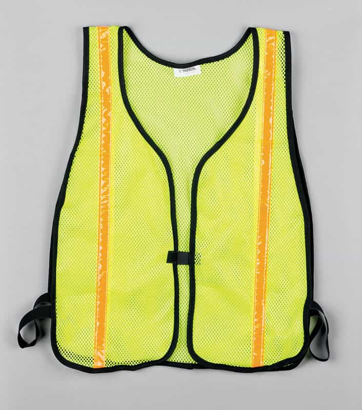 Ch Hanson Reflective Polyester Mesh Safety Vest Fluorescent Green One Size Fits All Ace Hardware