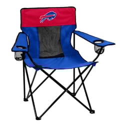 Logo Brands Blue Buffalo Bills Folding Quad Chair