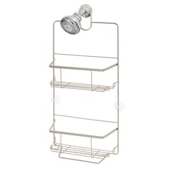 Interdesign Classico 2 26 in. H x 12 in. L Satin Silver Shower Caddy