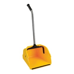 Quickie Yellow Plastic Stand-Up Long Handled Dust Pan