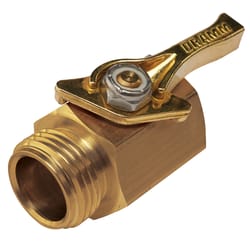 Dramm 3/4 in. Brass Threaded Male Hose Shut-off Valve