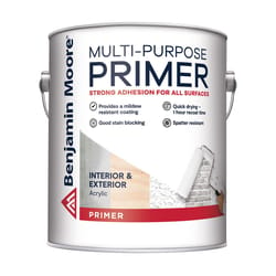 Benjamin Moore White Flat Water-Based Acrylic Primer 1 gal