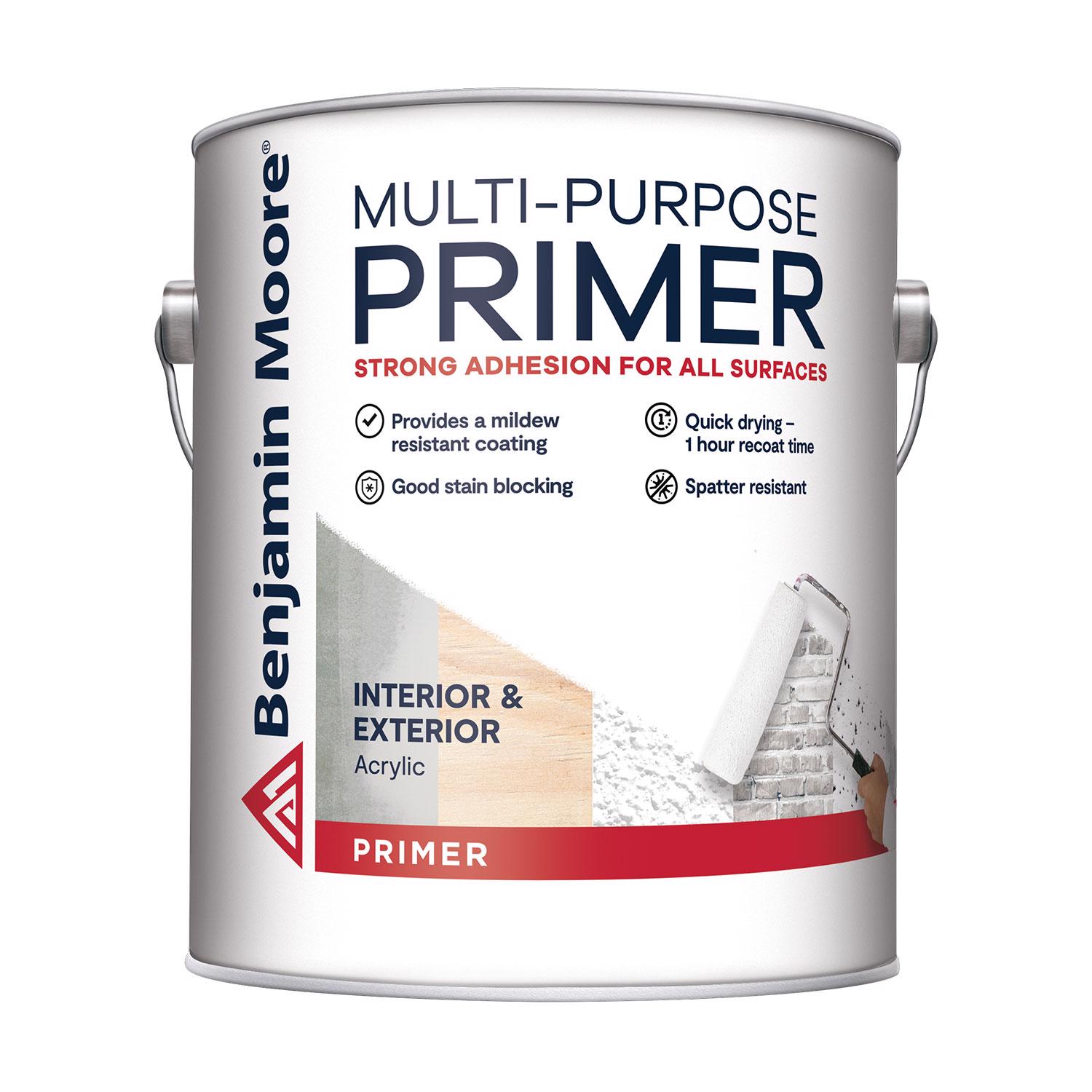Benjamin Moore White Flat Water-Based Acrylic Primer 1 gal Mfr# 006700 ...