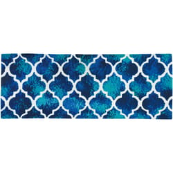 Simple Spaces 21 in. W X 54 in. L Multi-Color Mallorca Tiles Polyester Accent Rug