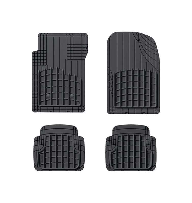 WeatherTech TrimToFit Black Rubber Nonslip Floor Mat 27 in. L x 19 in