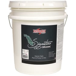 Richard's Paint Signature Series Plus Satin White Water-Based Paint and Primer Interior 5 gal