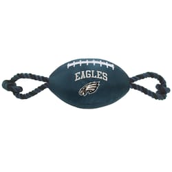 Pets First NFL Green Nylon Philadelphia Eagles Football Dog Toy 1 pk