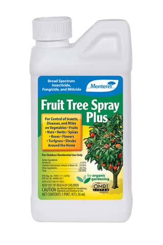 Monterey Fruit Tree Spray Plus Organic Liquid Concentrate Insect Killer/Fungus Control 16 oz