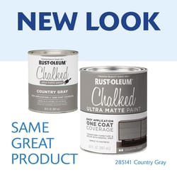 Rust-Oleum Chalked Ultra Matte Country Gray Water-Based Acrylic Chalk Paint 30 oz