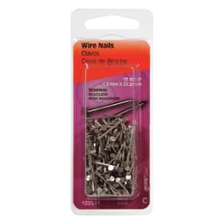 HILLMAN 17 Ga. X 7/8 in. L Stainless Steel Wire Nails 1 pk 2 oz