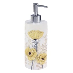 Avanti Linens Marielle Yellow Plastic Lotion Dispenser