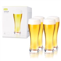 True 23 oz Clear Glass Beer Glass Gift Set