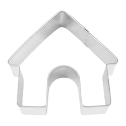 R&M International Corp 4 in. W X 4 in. L Dog House Cookie Cutter Silver 1 pc