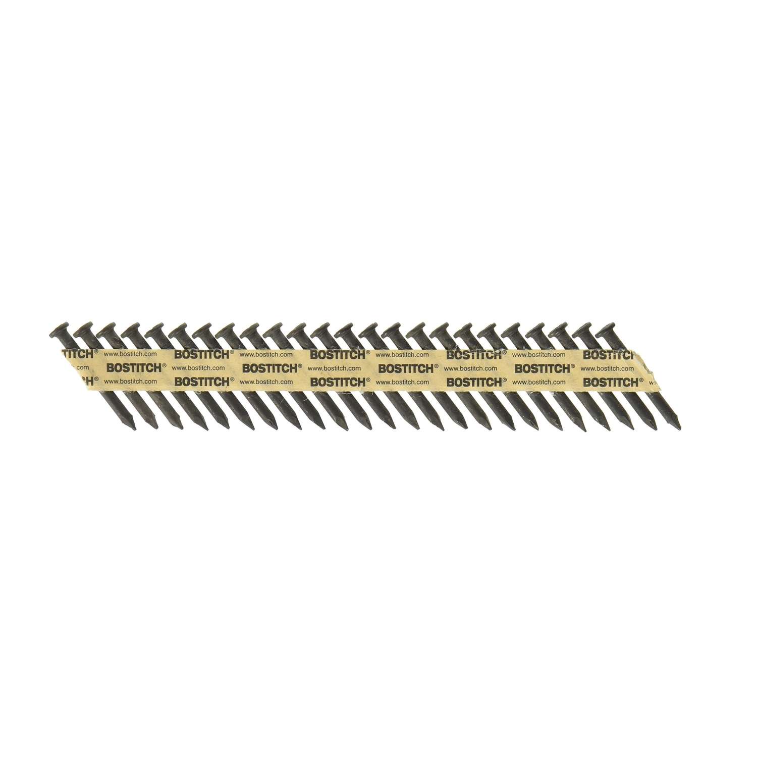 Bostitch StrapShot 21/2 in. 10 Ga. Paper Strip Brite Metal Connector Nails 35 deg 1,000 pk