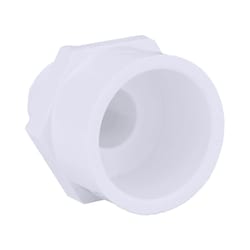 Charlotte Pipe Schedule 40 1/2 in. MPT X 3/4 in. D Slip PVC Pipe Adapter 1 pk